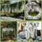 36 Pcs White Wisteria Hanging Flowers – 3.6 ft Artificial Garland for Home, Wedding Arch, Party, Garden & Outdoor Ceremony Décor